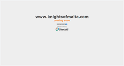 Desktop Screenshot of knightsofmalta.com