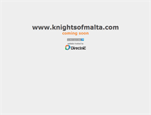 Tablet Screenshot of knightsofmalta.com